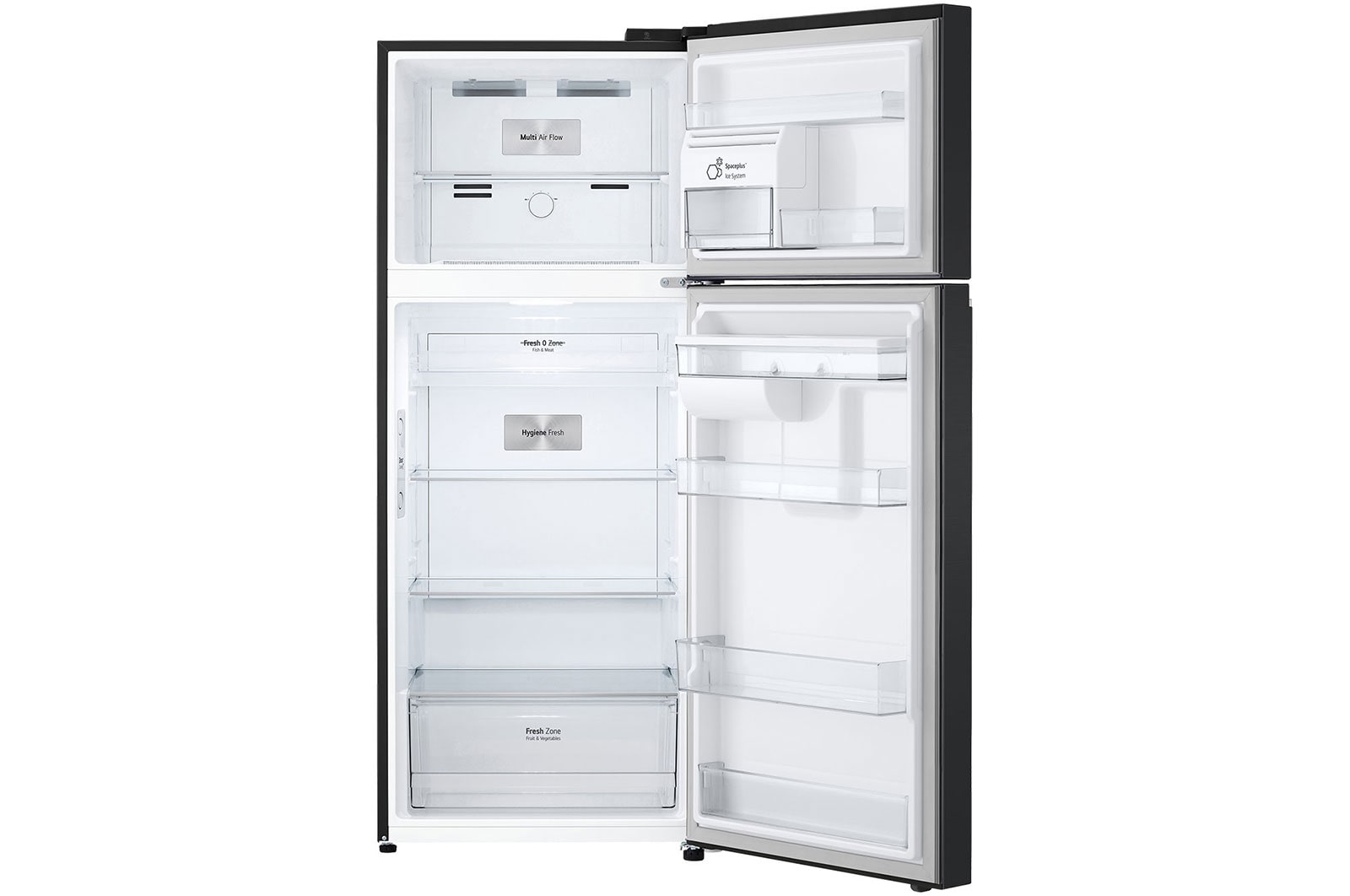 LG 383L Top Freezer Refrigerator with Smart Inverter Compressor™ in Essence Matte Black, GT-F3953EP
